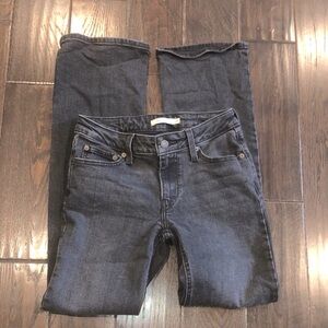 Levi’s super low black boot jeans size 26